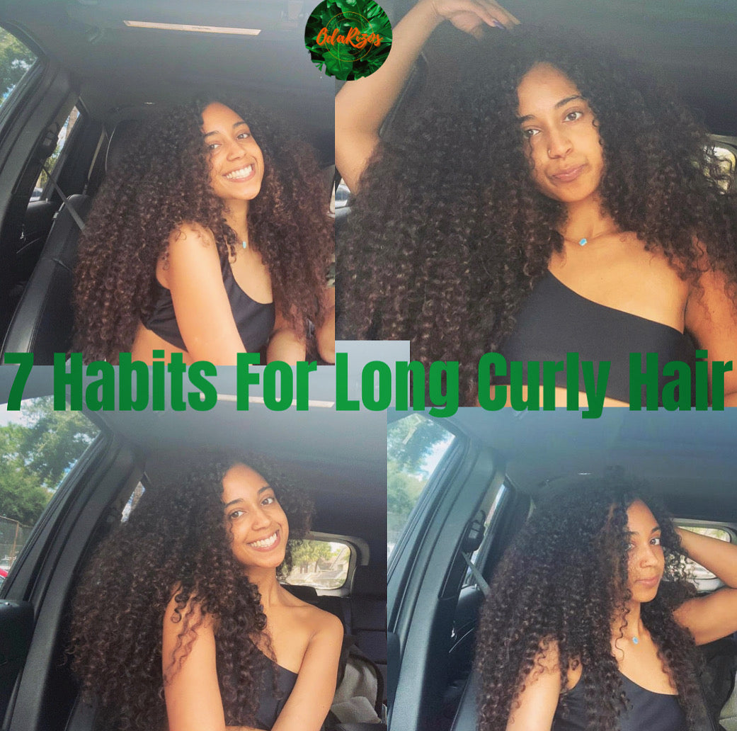 7 Habits For Long Curly Hair