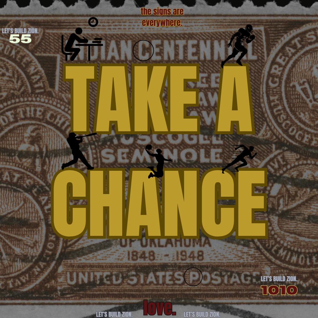 take a chance.
