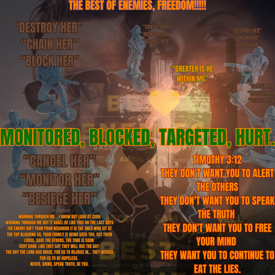 monitored, blocked, targeted, hurt